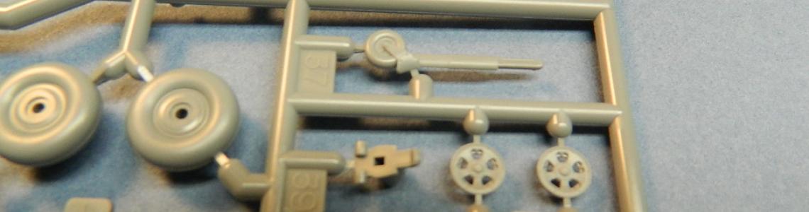 Kit plastic tail wheel