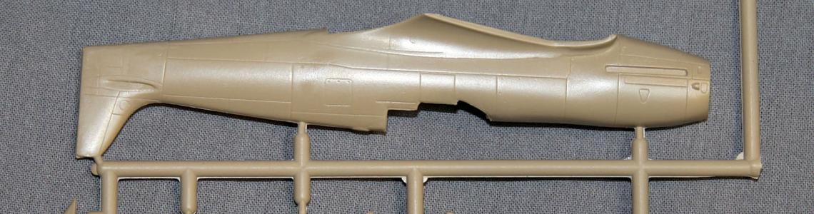 Sprue for the DB 605A powered Spitfire