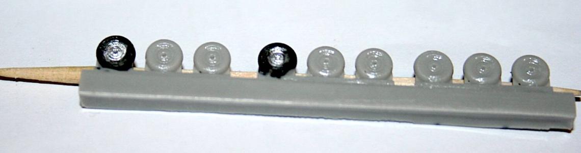 Spitfire wheels painted