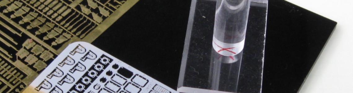 Bench-eye view of the Photo Etch Part Cut-Out Kit