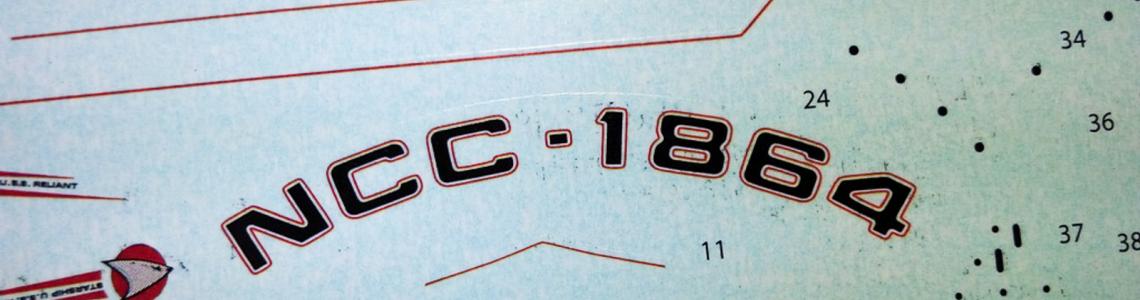 Stray Black Ink Marks on Decal Sheet