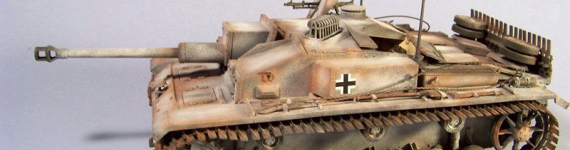 Completed model port side view