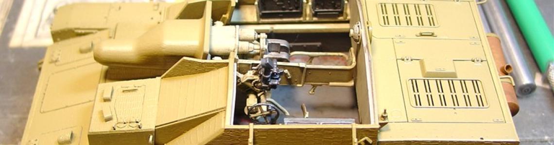 Completed gun compartment