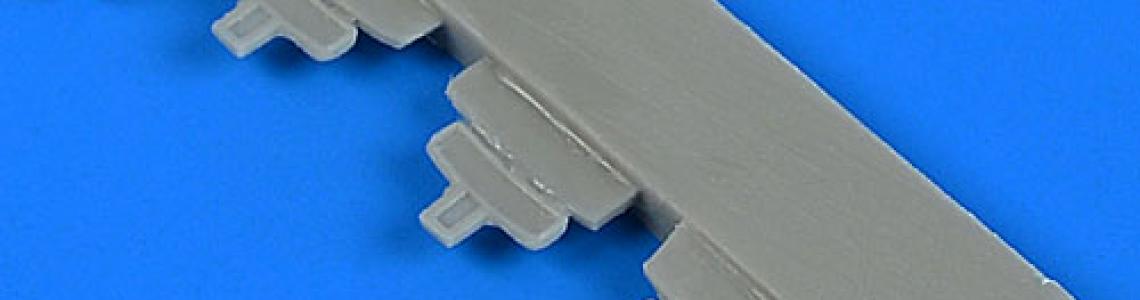 Mirror parts on pour stub