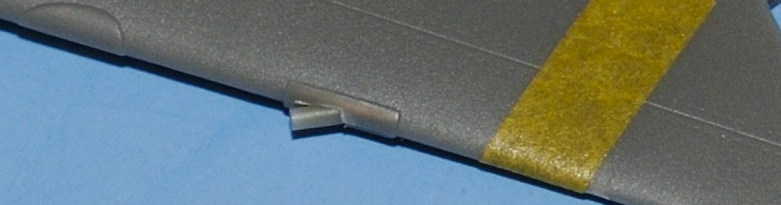 Wing pitot tube base