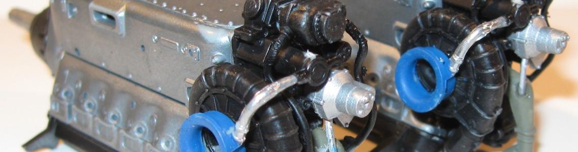 Supercharger details before paint touchup