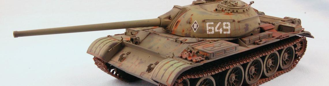 Finished T-54-2 model