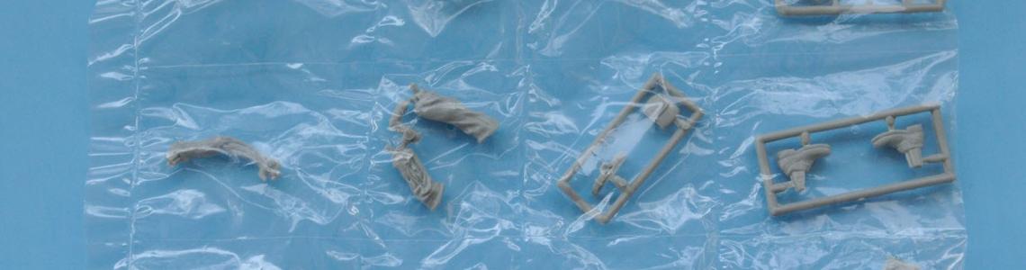 Plastic parts individually wrapped