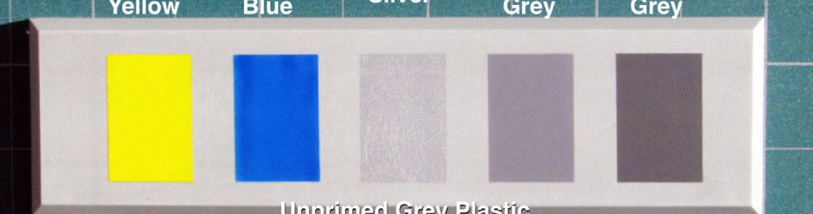 Color Test- Unprimed Plastic