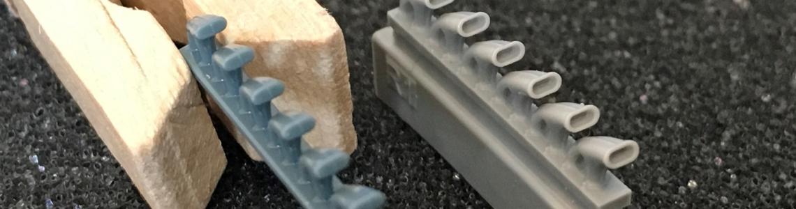 Exhausts Showing Hollow Ends