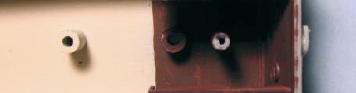 Aft interior view showing blowers