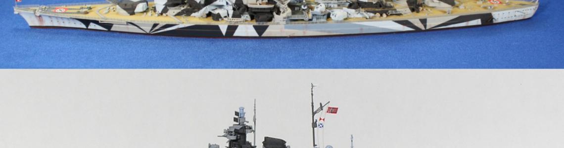 Completed Tripits with (top) and without PE