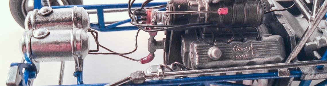 Finished Model - Engine Closeup