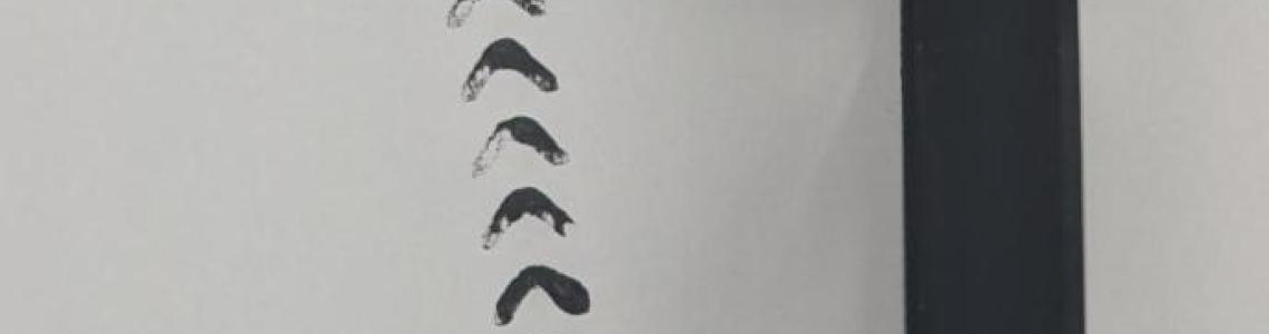 Handle with Sherman T-48 Track Roller installed, showing track marks (paint)