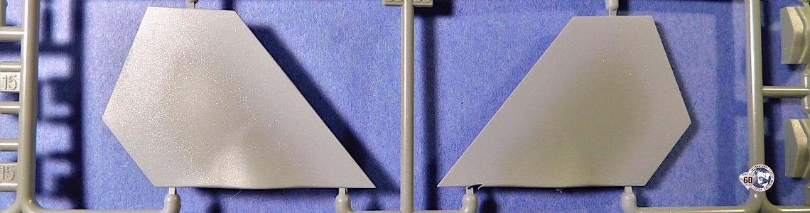 Horizontal stabilizers with edge color