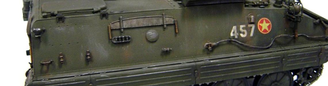 Completed model starboard view