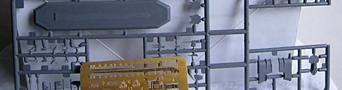 Sample sprue and photoetch fret