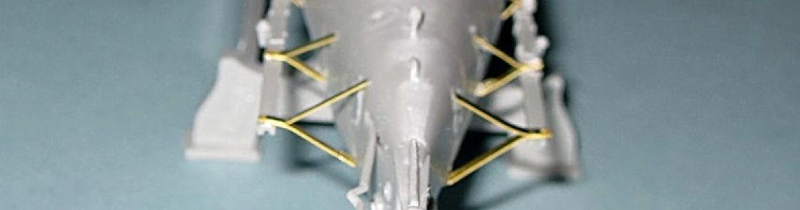 Top view of stern assembly