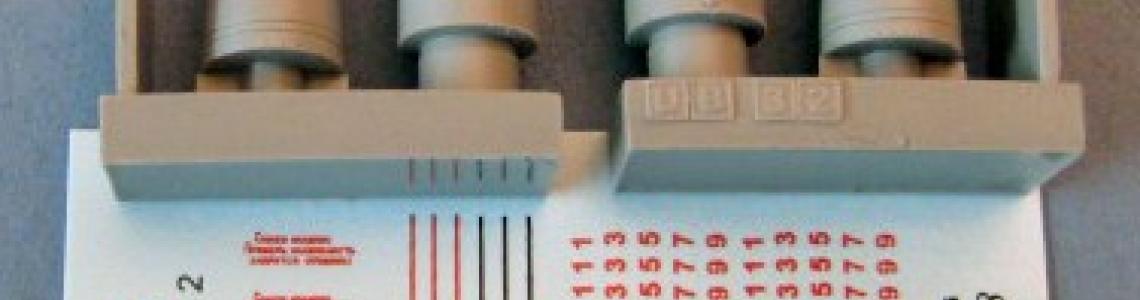 Kitset parts and decal sheet