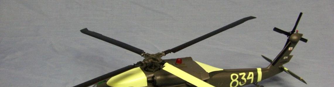 Finished model starboard side