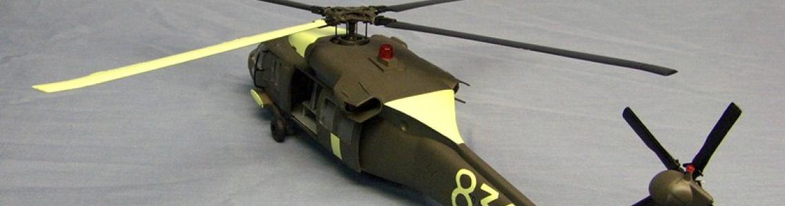 Finished model aft port side