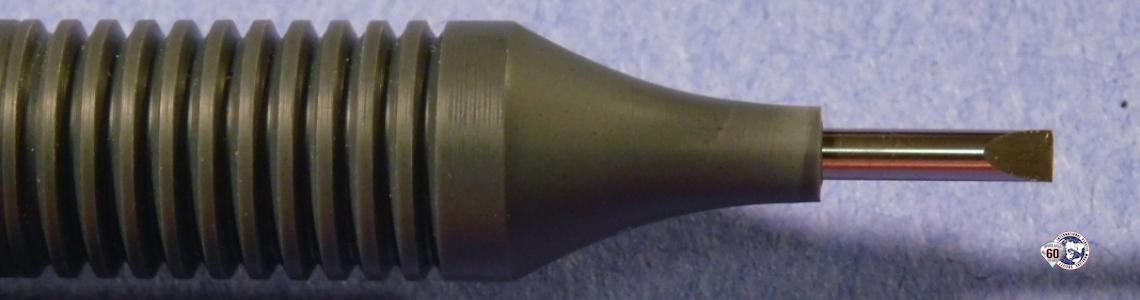 top view of chisel