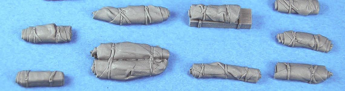 1/48 scale Tents, Tarps & Crates Castings