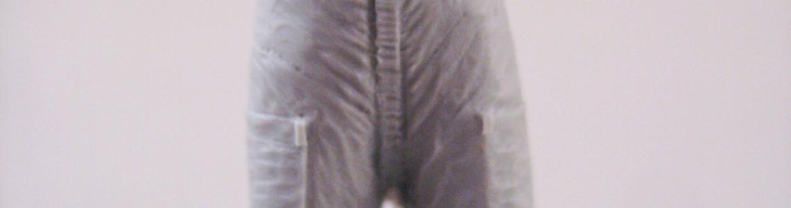 Resin figure body from front view