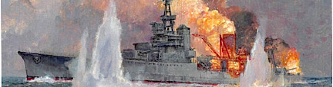 USS Houston art