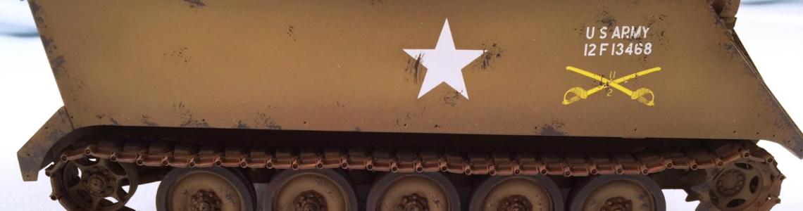 Track and road wheel detail