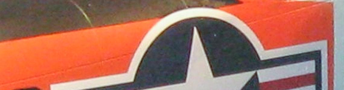 Closeup of Large White-Bordered Insignia