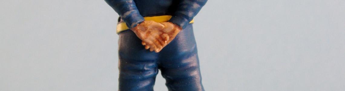 At ease figure - rear