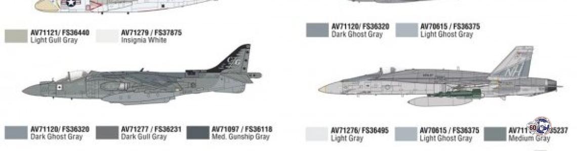 Sample color schemes