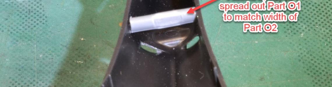 Tail with Sprues Added