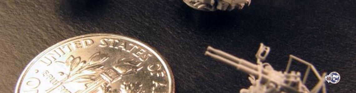 Assemblies shown with dime to demonstrate scale