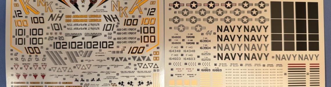 Decal Sheets