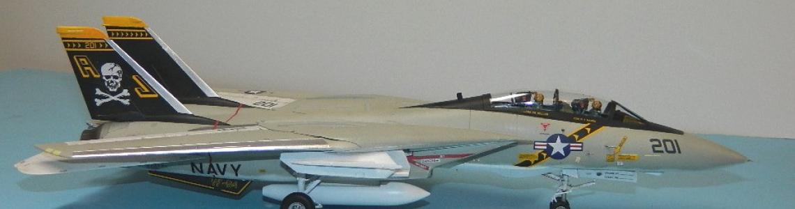 Right-side view of model with decals applied