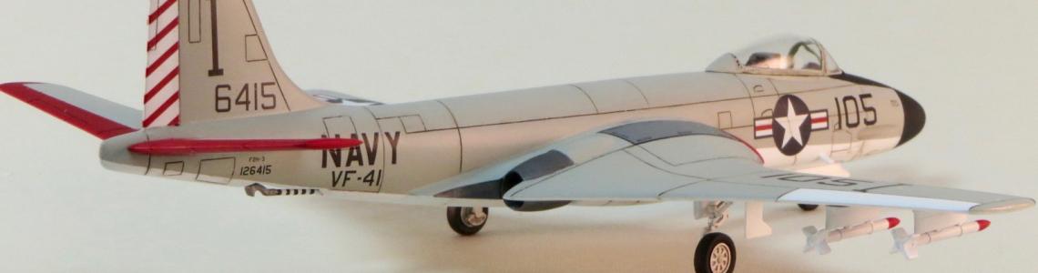 Academy 1:72 USN F2H-3 Banshee VF-41 Black Aces – Kit Modellistico In Scala, Aereo Militare, Montaggio Richiesto (Colla E Vernice Escluse)
