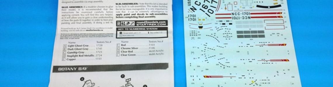 Decals and Instructions