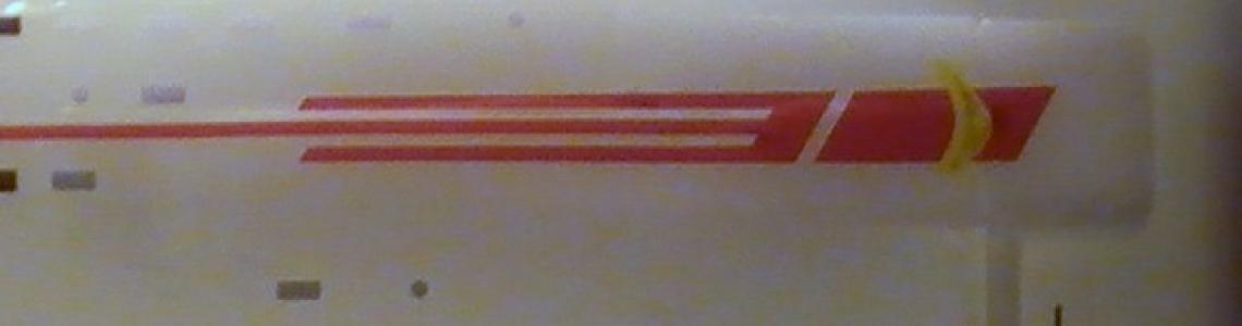 Detail of applied markings