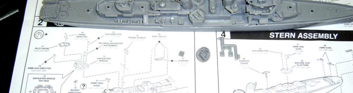 Instruction sheet and model