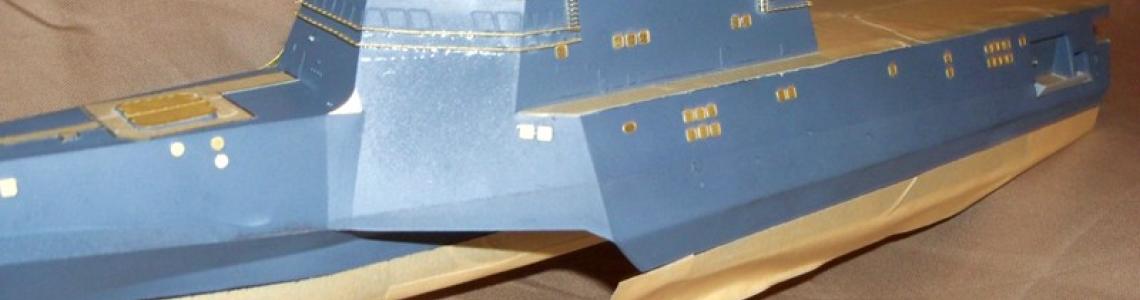 Prepping model for painting