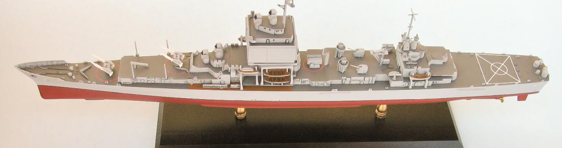 Finished Model - Port Deck/Side View