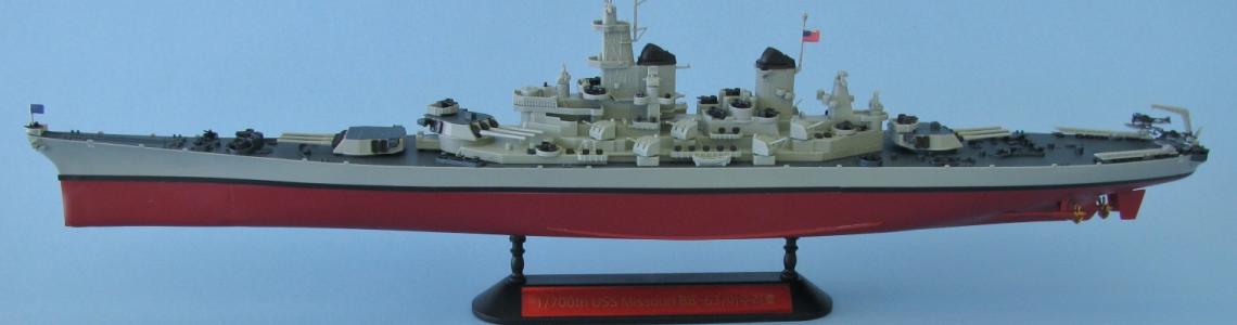 Port side view of Missouri