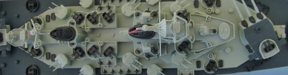 Top view of amidship