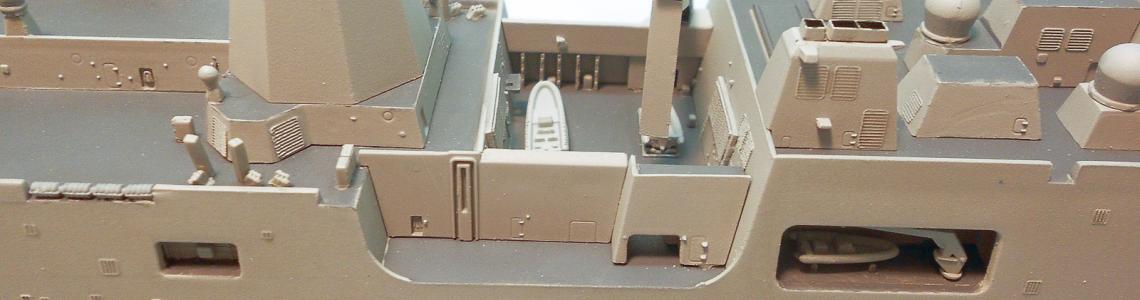 Finished Model - Starboard Side Midship