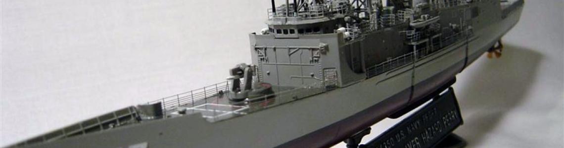 Completed model port bow