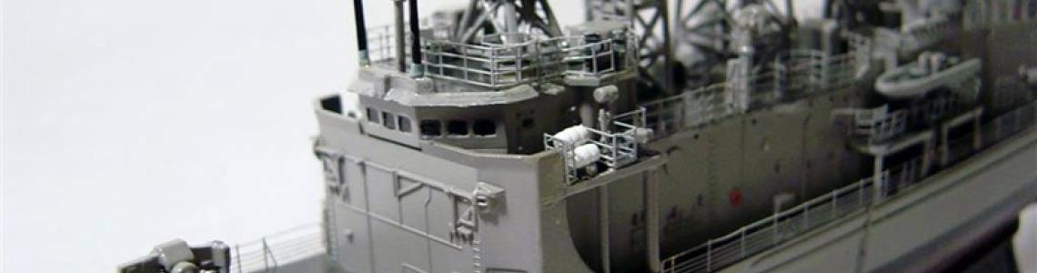 Completed model main deck