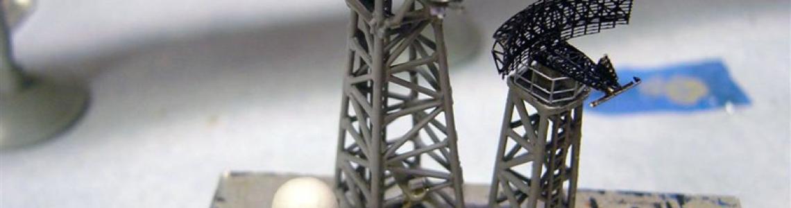 Antenna and mast assemblies