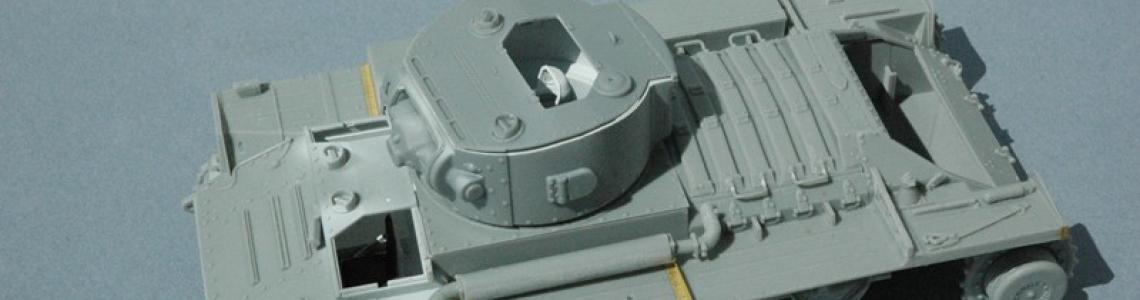 Unfinished hull showing painted interior